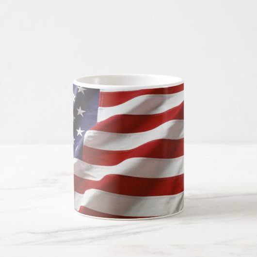 U.S. Flagge Kaffeetasse (Mittel)