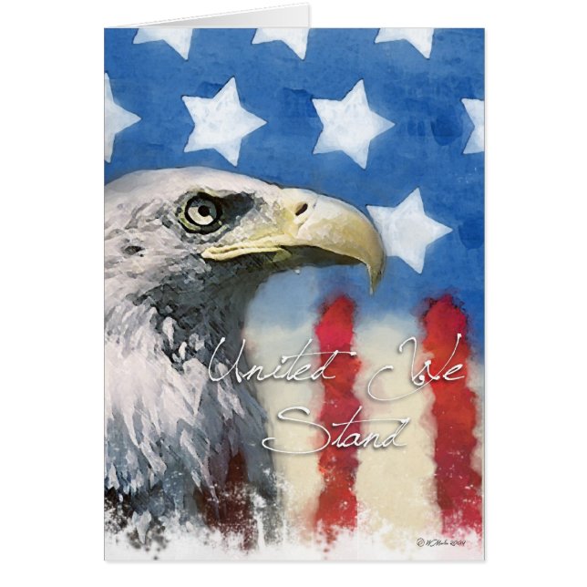 U.S. Flagge und Eagle vereinigtes Pariotic - (Vorne)