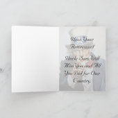 U.S. Geological Survey Retirement Card Karte (Innenseite)