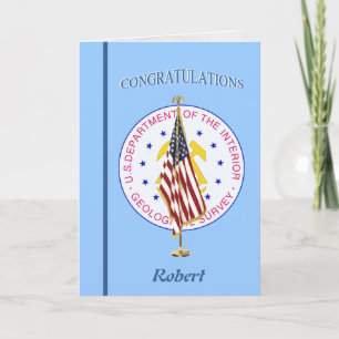 U.S. Geological Survey Retirement Card Karte