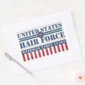 U.S. Hair Force HV First Class Rechteckiger Aufkleber (Umschlag)