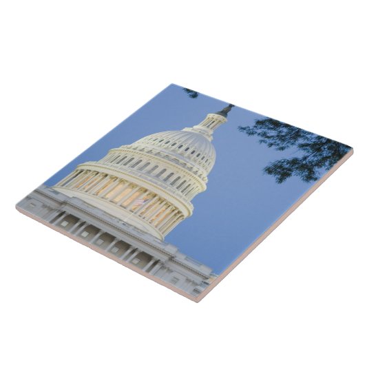 U.S. Hauptstadt an der Dämmerung, Washington DC Fliese (Seite)