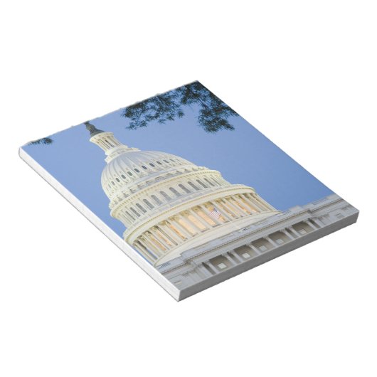 U.S. Hauptstadt in der Abenddämmerung, Washington  Notizblock (angewinkelt)