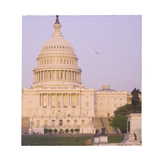 U.S. Hauptstadt, Washington D.C. Notizblock (Vorderseite)