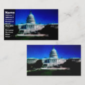 U.S. Hauptstadt Washington DC Visitenkarte (Vorne/Hinten)