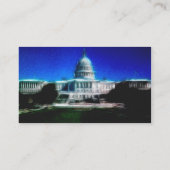 U.S. Hauptstadt Washington DC Visitenkarte (Rückseite)