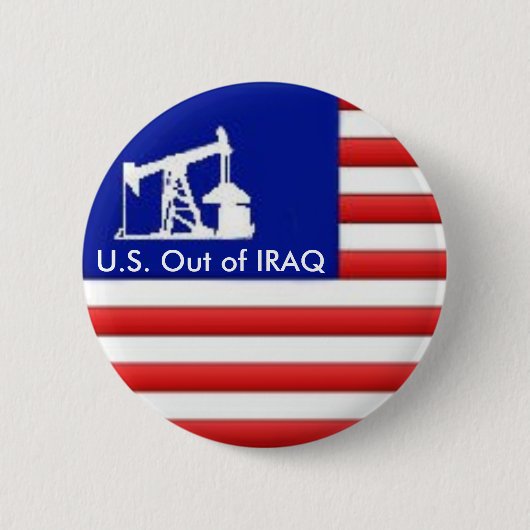 U.S. Heraus wenn der Irak-Knopf Button (Vorderseite)