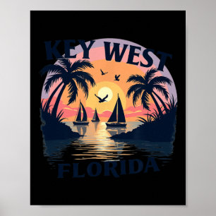 U.S. Island City - Florida Keys Archipelago Poster