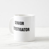 U.S. JUSTIZMINISTERIUM - FBI KAFFEETASSE (Vorderseite Links)