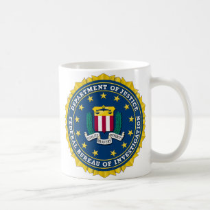 U.S. JUSTIZMINISTERIUM - FBI KAFFEETASSE