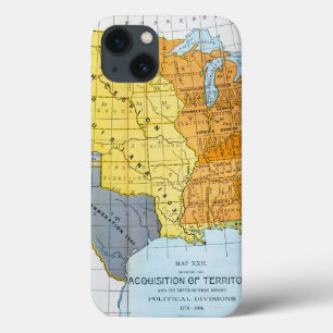 U.S. KARTE, 1776-1884 Case-Mate iPhone HÜLLE