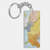 U.S. KARTE, 1776-1884 SCHLÜSSELANHÄNGER (Vorderseite links)