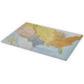 U.S. KARTE, 1776-1884 SCHNEIDEBRETT (Ecke)