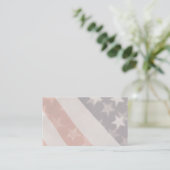 U.S. kennzeichnet transparente Visitenkarte (Stehend Vorderseite)