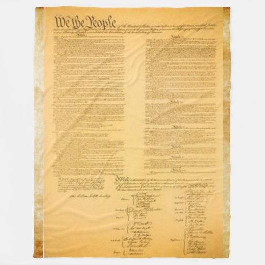 U.S. KONSTITUTION FLEECEDECKE (Vorderseite)