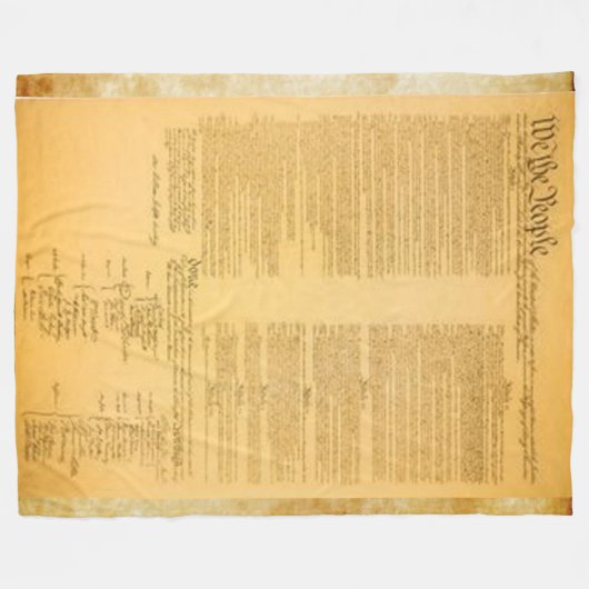 U.S. KONSTITUTION FLEECEDECKE (Vorderseite (Horizontal))