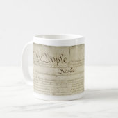 U.S. Konstitutions-Tasse Kaffeetasse (Vorderseite Links)
