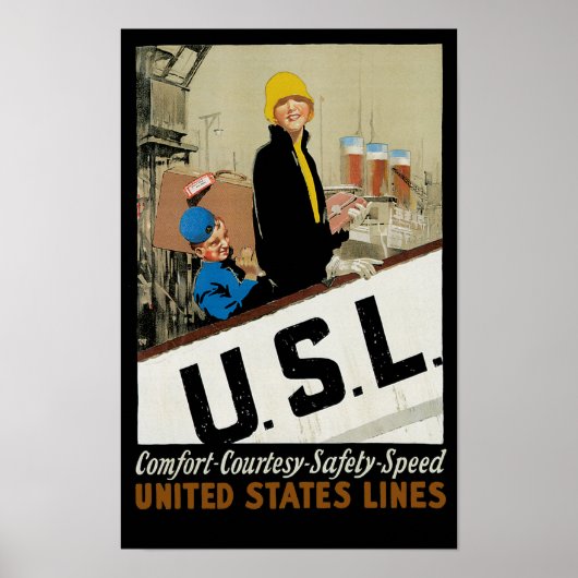 U.S.L. ~ Komfort, Höflichkeit, Sicherheit, Geschwi Poster (Vorne)