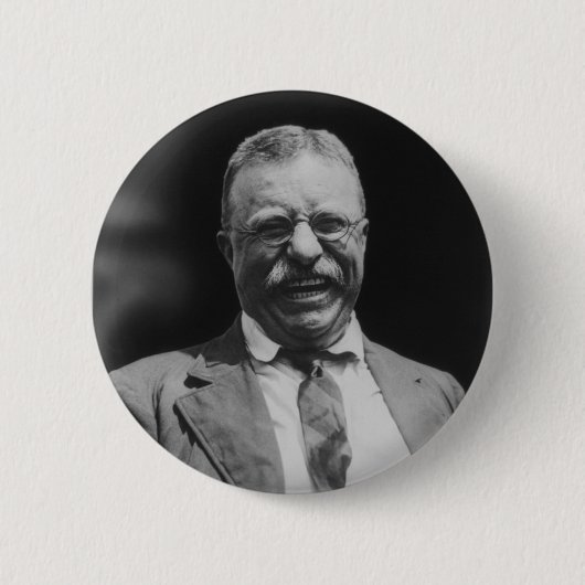U.S. Lachen Präsidenten-Theodore Teddy Roosevelt Button (Vorderseite)