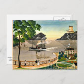 U.S. Mail Boat, 1885 Postkarte (Vorne/Hinten)