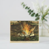 U.S. Maine Explosion Postkarte (Stehend Vorderseite)