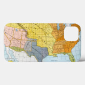 U.S. MAP, 1776-1884 Case-Mate iPhone HÜLLE (Rückseite (Horizontal))