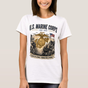U.S. Marine Corps Legacy of Service Frauen T-Shirt
