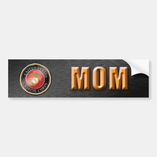 U.S. Marine Corps Mom Bumper Sticker Autoaufkleber