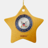 U.S. Marine-Familien-Keramik-Verzierung Keramik Ornament (Vorne)