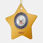 U.S. Marine-Familien-Keramik-Verzierung Keramik Ornament (Links)