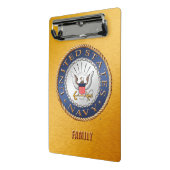 U.S. Marine-Familien-Miniklemmbrett Mini Klemmbrett (Gewinkelt2)