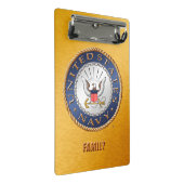 U.S. Marine-Familien-Miniklemmbrett Mini Klemmbrett (Schrägansicht)