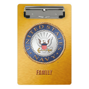 U.S. Marine-Familien-Miniklemmbrett Mini Klemmbrett