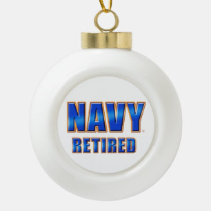 U.S. Marine pensionierte Keramik-Ball-Verzierung Keramik Kugel-Ornament
