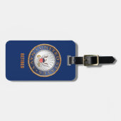 U.S. Marine pensionierter Gepäckanhänger (Vorderseite horizontal)