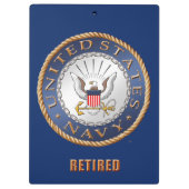 U.S. Marine pensioniertes Klemmbrett (Rückseite)