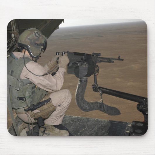 U.S. Marine-Test mit einer schweren Maschinenpisto Mousepad (Vorne)