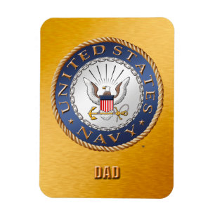 U.S. Marine-Vater-flexibler Foto-Magnet Magnet