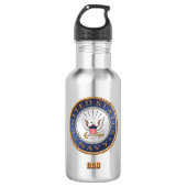 U.S. Marine-Vater-Wasser-Flasche Trinkflasche (Vorderseite)