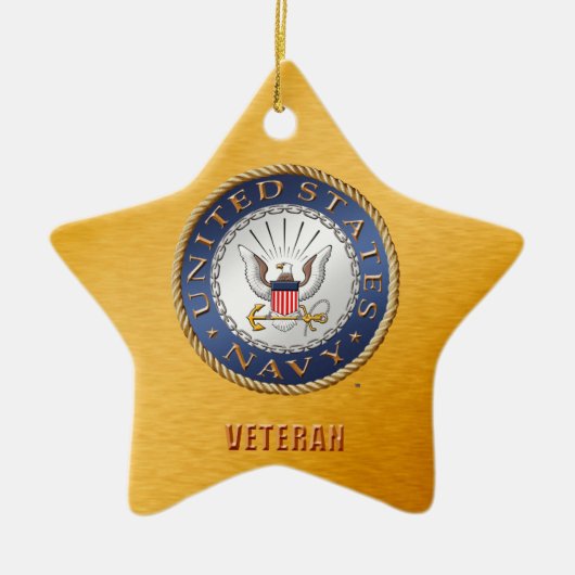 U.S. Marine-Veteranen-Keramik-Verzierung Keramik Ornament (Vorne)