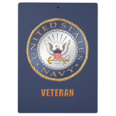 U.S. Marine-Veteranen-Klemmbrett Klemmbrett (Rückseite)