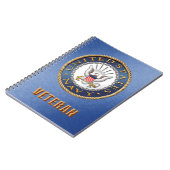 U.S. Marine-Veteranen-Spirale-Foto-Notizbuch Notizblock (Linke Seite)