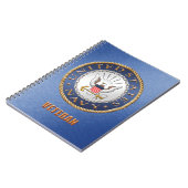 U.S. Marine-Veteranen-Spirale-Foto-Notizbuch Notizblock (Linke Seite)