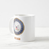U.S. Marine-Veteranen-Tasse Kaffeetasse (Vorderseite Links)