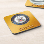 U.S. Marine-Veteranenharte PlastikUntersetzer Getränkeuntersetzer (Linke Seite)