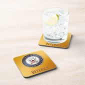 U.S. Marine-Veteranenharte PlastikUntersetzer Getränkeuntersetzer (Rechte Seite)