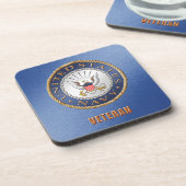 U.S. Marine-Veteranenharter PlastikUntersetzer Getränkeuntersetzer (Linke Seite)