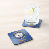 U.S. Marine-Veteranenharter PlastikUntersetzer Getränkeuntersetzer (Rechte Seite)