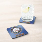 U.S. Marine-Veteranenharter PlastikUntersetzer Untersetzer (Rechte Seite)