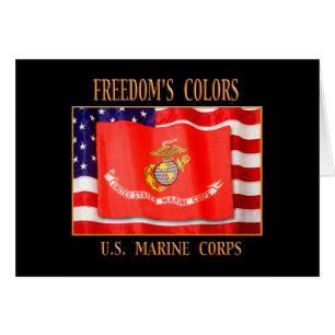 U.S. Marineinfanteriekorps-Gruß-Karte
